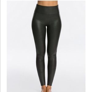 Spanx Faux-Leather leggings
